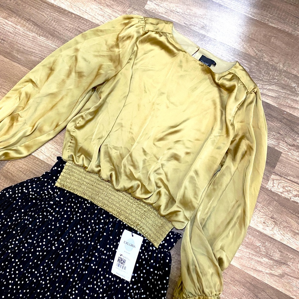 Olive green blouse